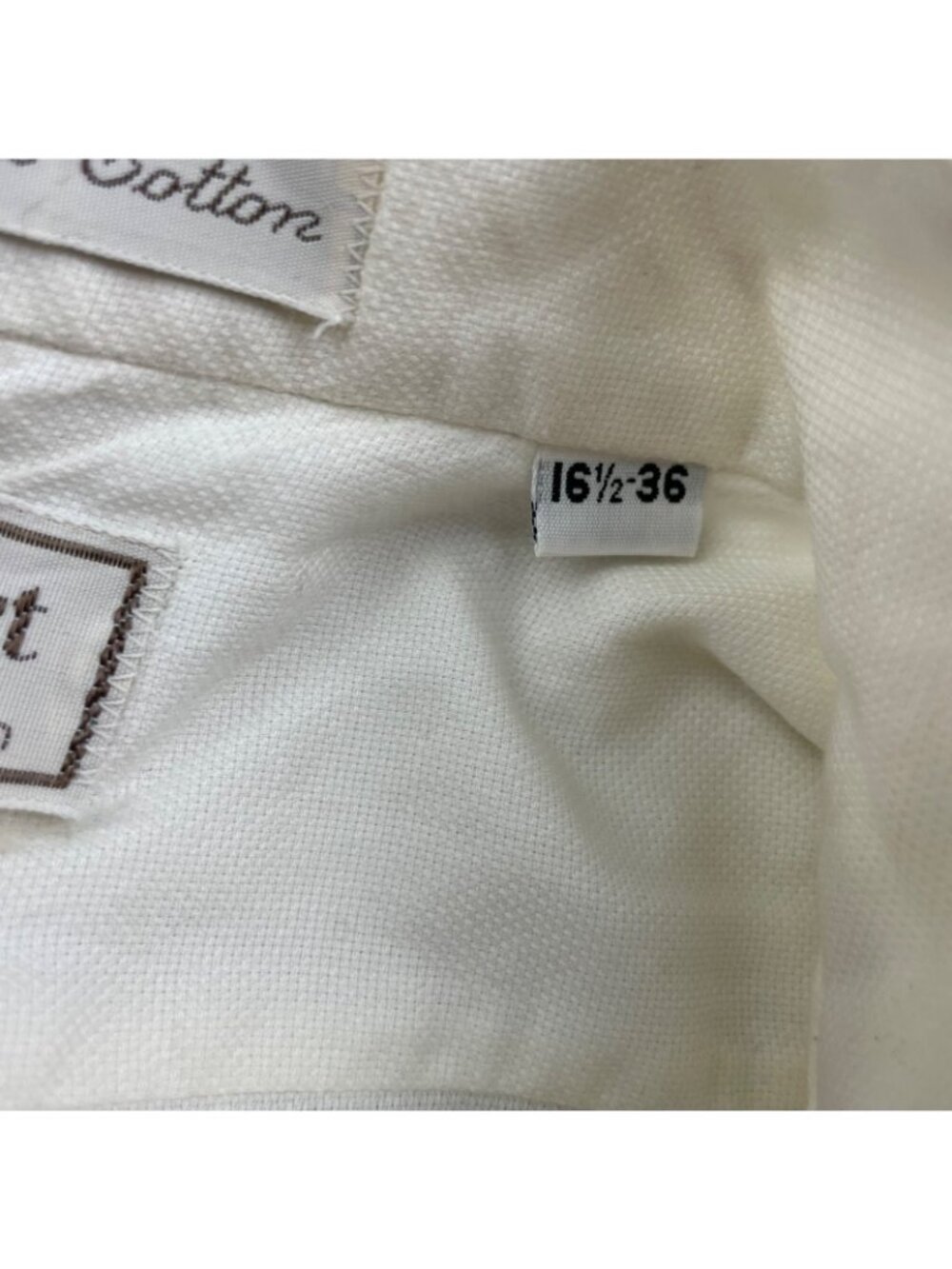 Paul Stuart Men's Sea Island Cotton Tuxedo Dress Shirt Ivory • USA • 16.5 | 36 - Picture 4 of 10